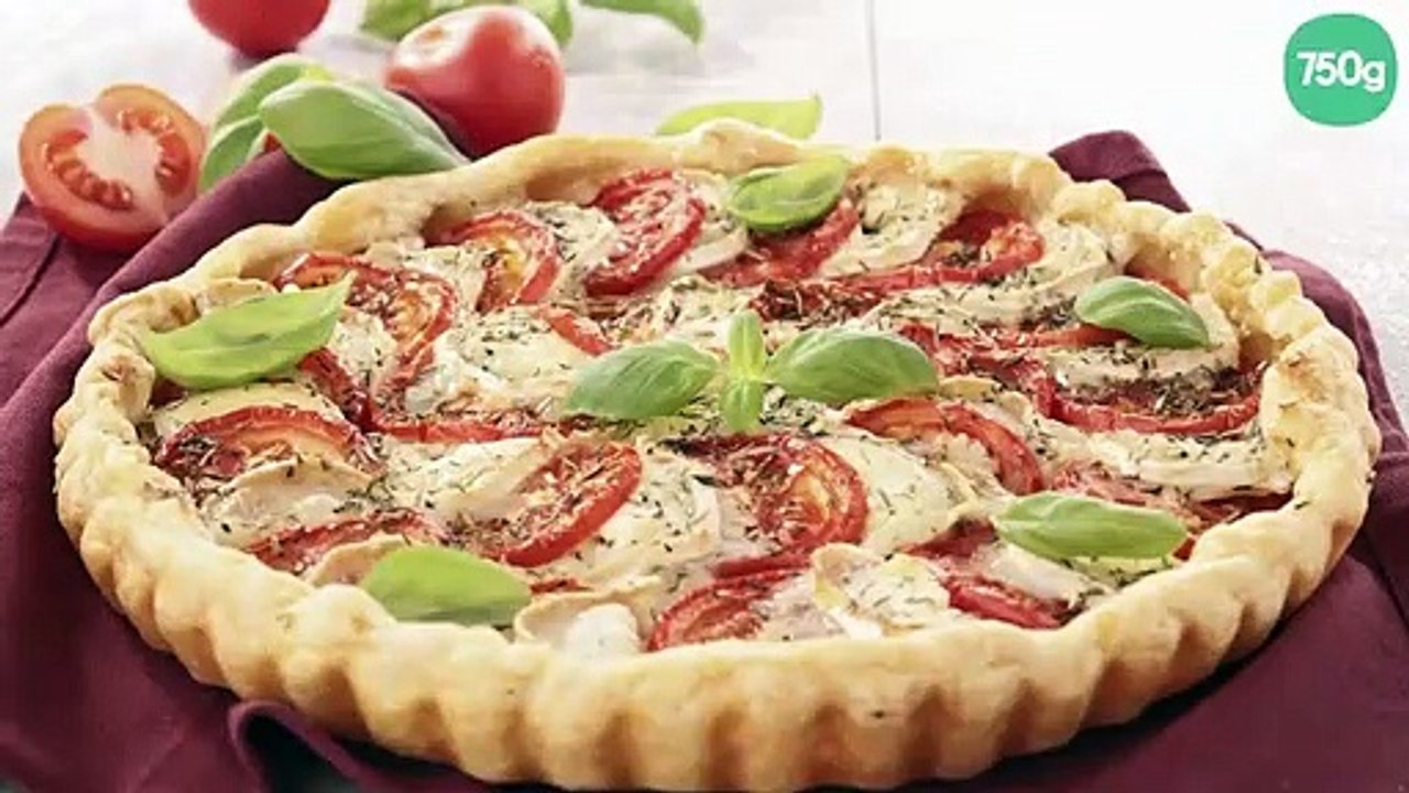 Tarte tomates mozzarella maison