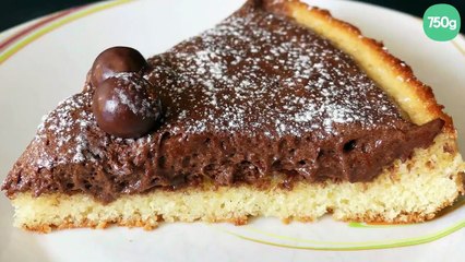 Tarte renversée mousse au chocolat