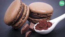 Macarons lisses chocolat