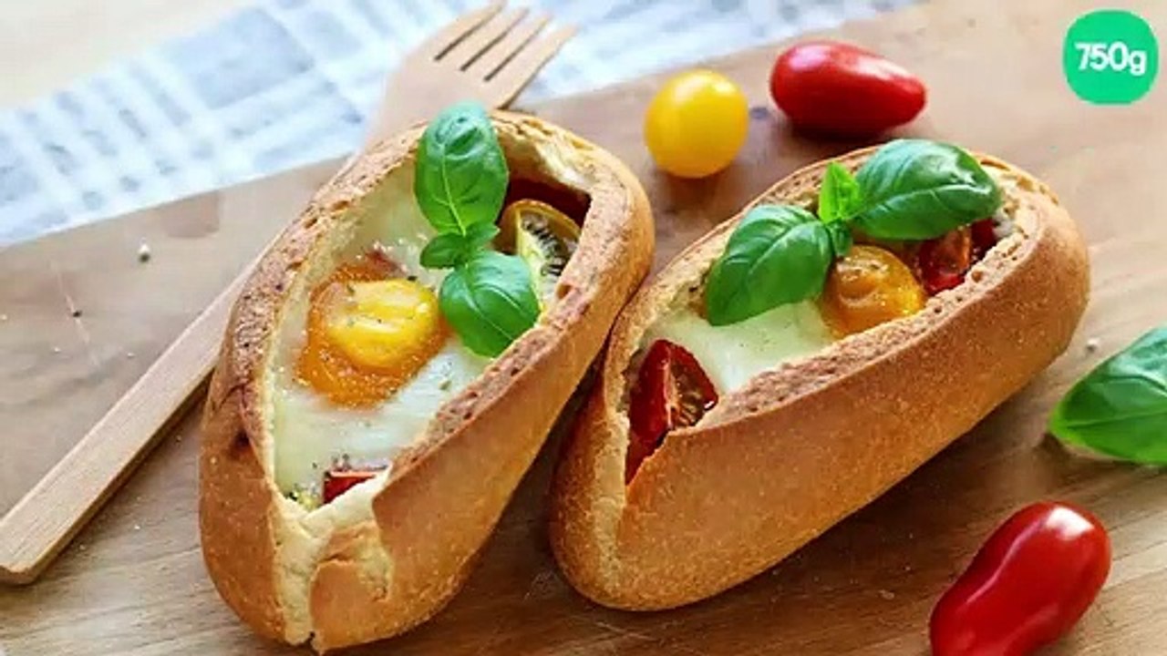 Egg boat ou Œuf cocotte cuit dans un pain