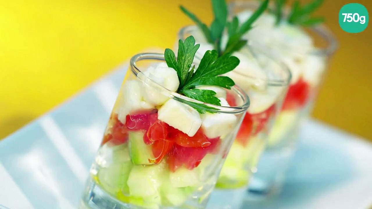 Verrines de crudités au Carré Frais