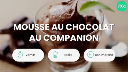 Mousse au chocolat au Companion