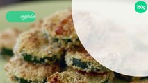 Rondelles de courgettes panées au parmesan