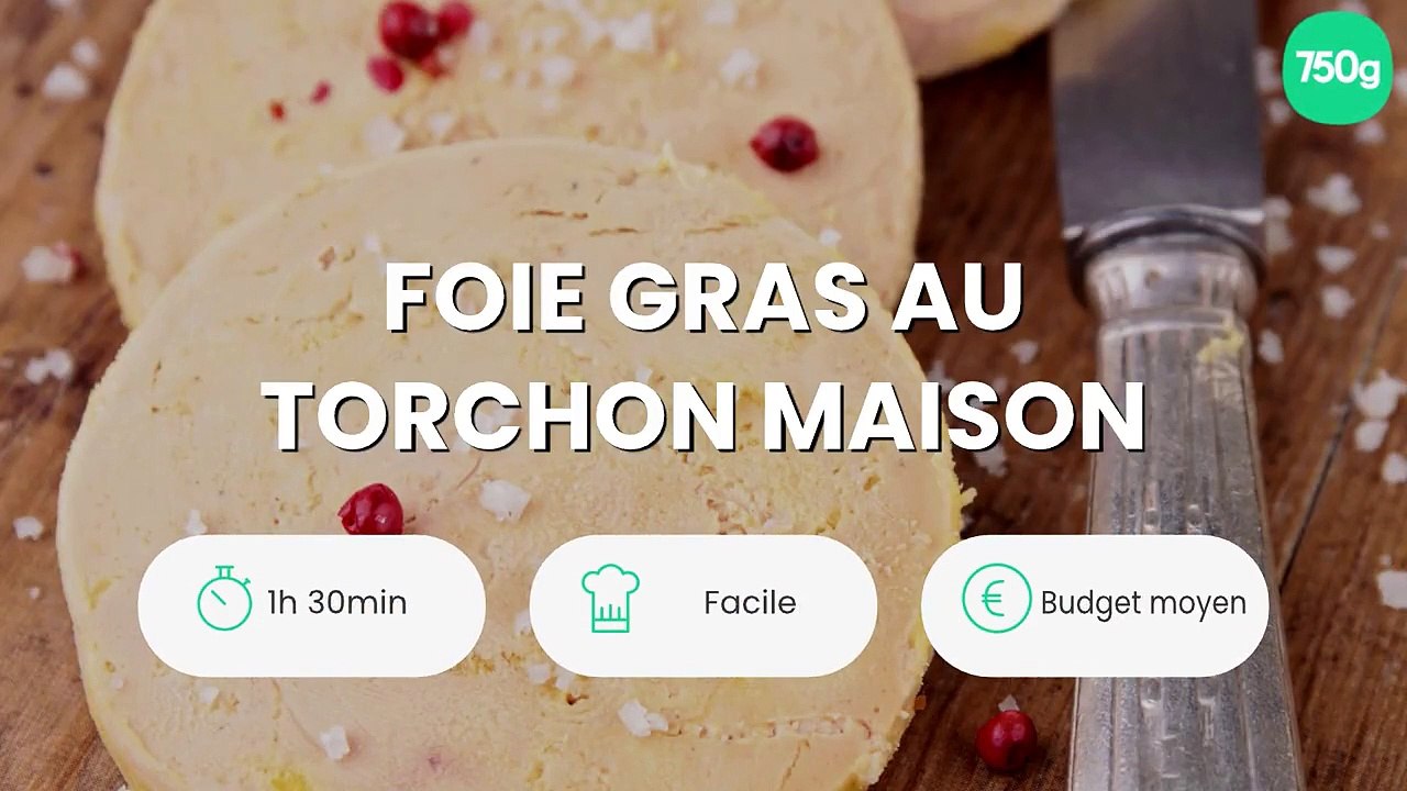 Foie gras au torchon maison