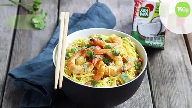 Curry de crevettes au lait de coco