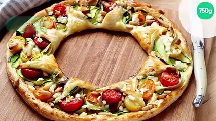 Tarte de légumes en couronne