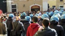 شاهد: مظاهرات في روما احتجاجا على قيود الإغلاق
