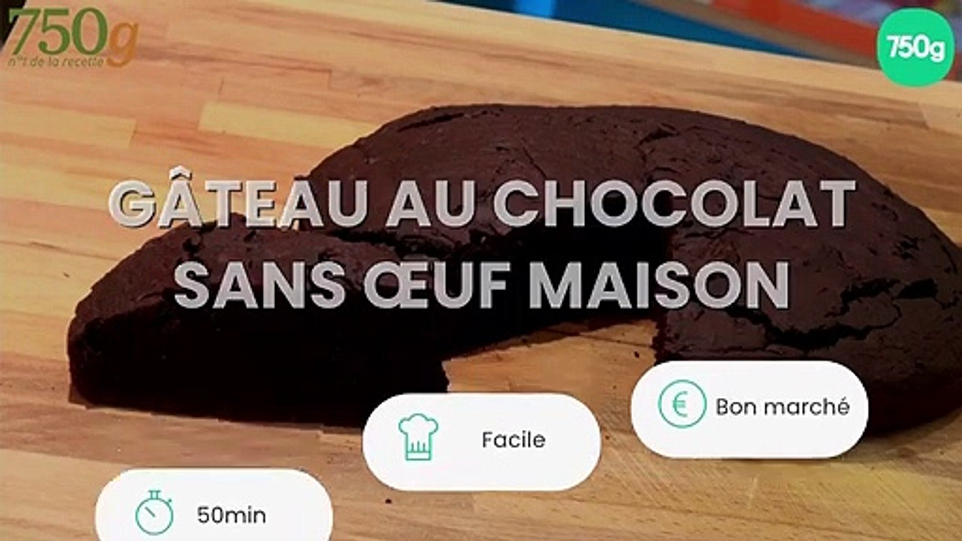 Gateau Au Chocolat Sans œuf Maison Video Dailymotion
