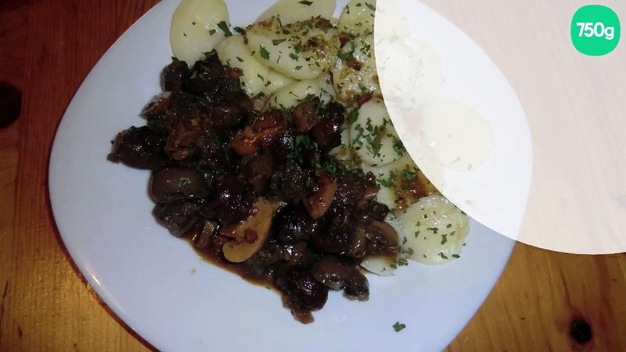 Rognons de bœuf sauce madère