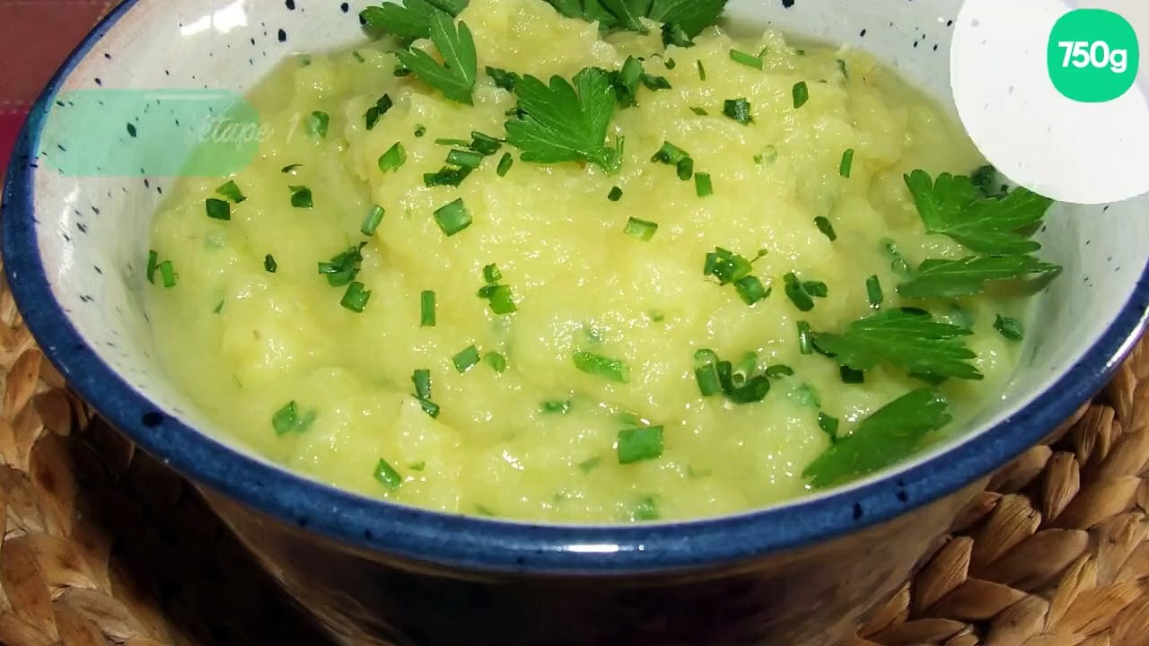 Purée de courgettes économique