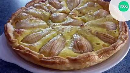 Tarte poire-chocolat de grand-mère