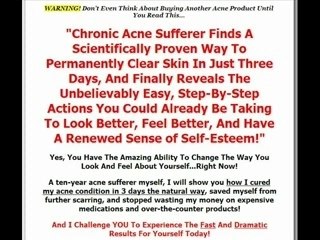 Get Rid of Acne FAST!   AcneFree