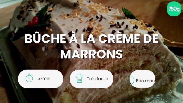 Bûche à la crème de marrons
