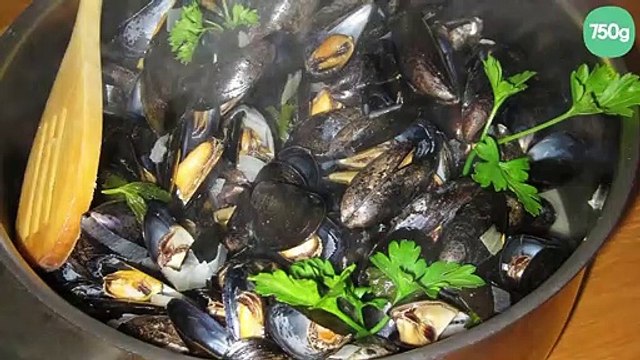 Moules au vin blanc et persil