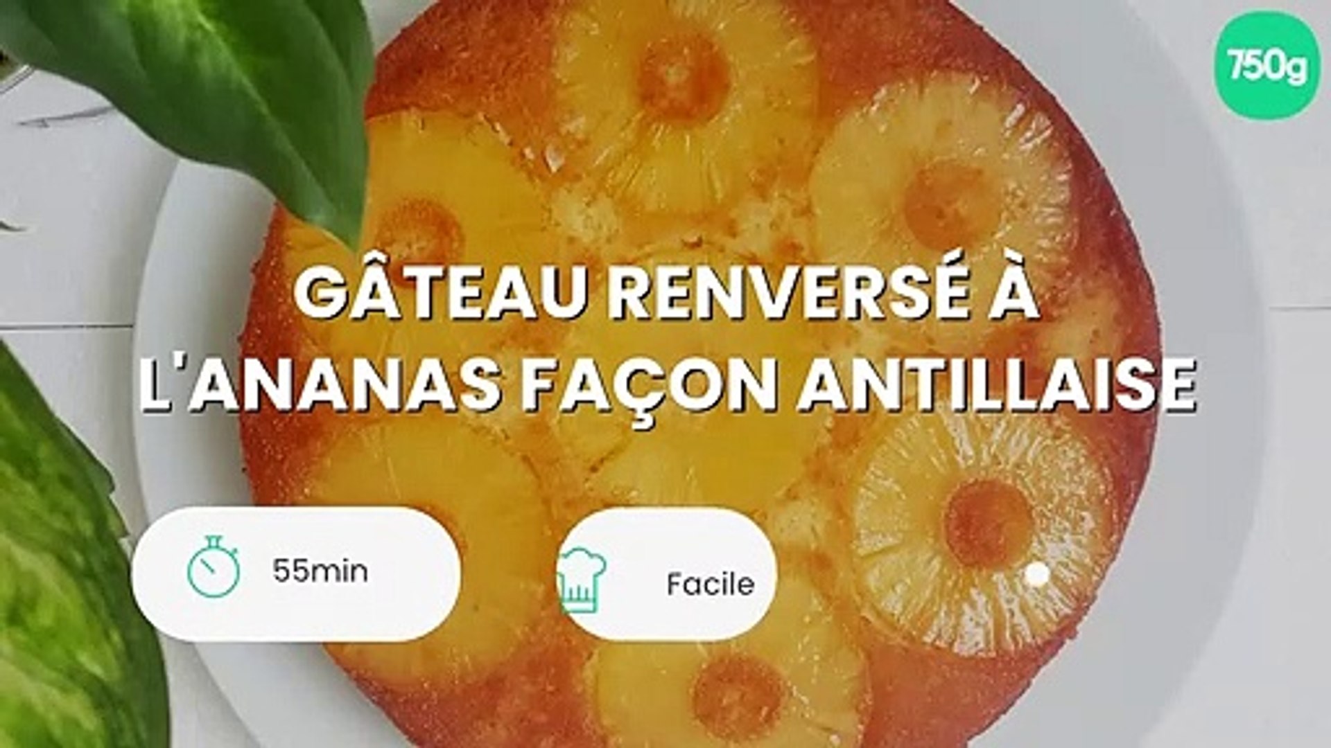 Gateau Renverse A L Ananas Facon Antillaise Video Dailymotion