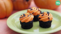 Cupcakes d'Halloween chocolat orange