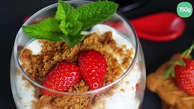 Tiramisu fraises spéculoos
