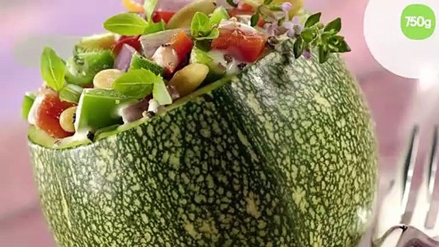 Courgettes farcies végétariennes