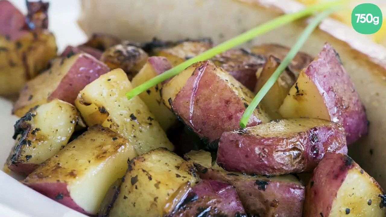 Boudin blanc et pommes de terre "Chérie" au four