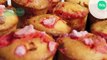Muffins aux pralines roses rapides