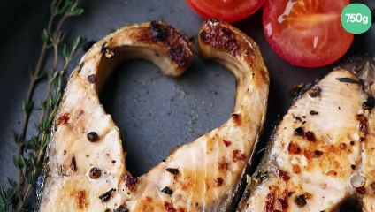 Darnes de saumon mariné à la plancha