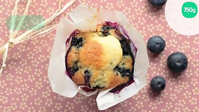 Muffins aux myrtilles comme à New York