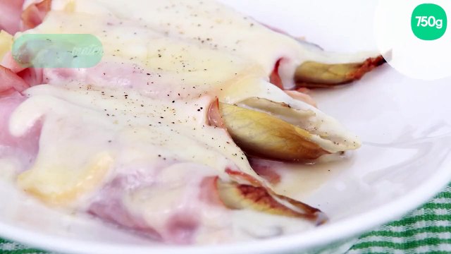 Endives braisées au jambon