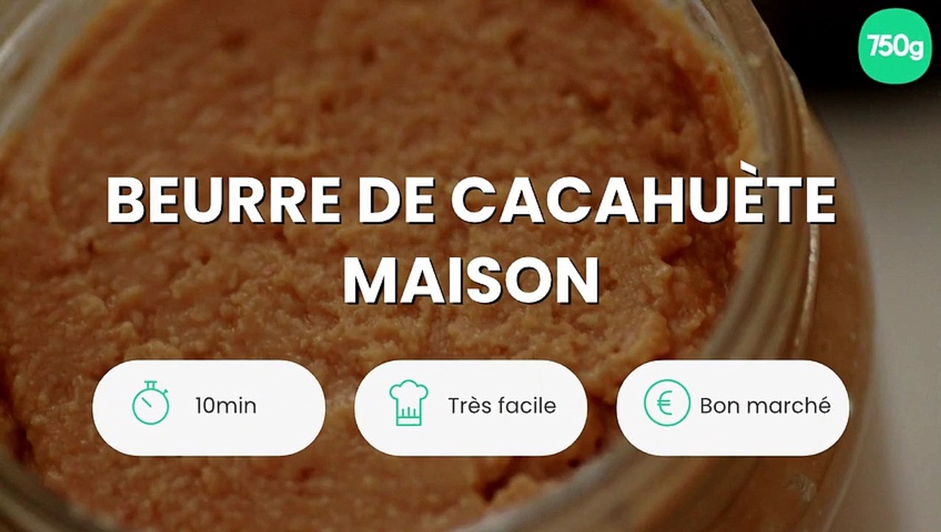 Beurre de cacahuète maison : la recette ultra-facile