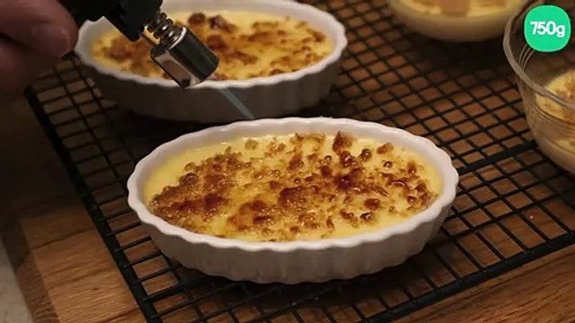Crème brûlée à la vanille comme chez maman