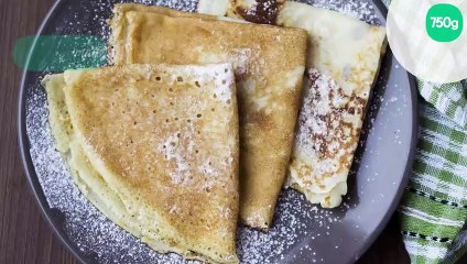 Скачать видео: Crêpes légères sans gluten et sans lait de vache