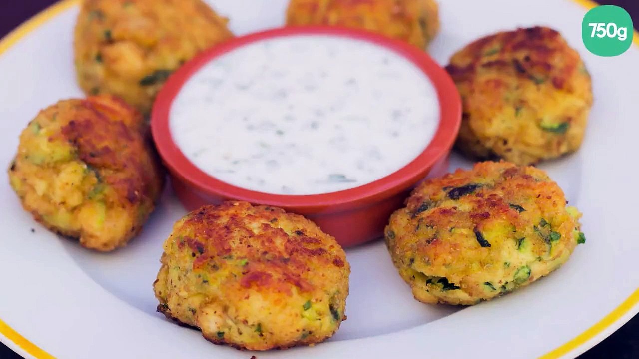 Boulettes courgettes poulet et sa sauce blanche