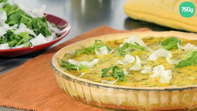 Tarte courgettes et chèvre frais à la Moutarde