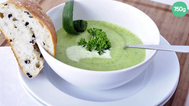 Soupe de courgettes à la vache qui rit
