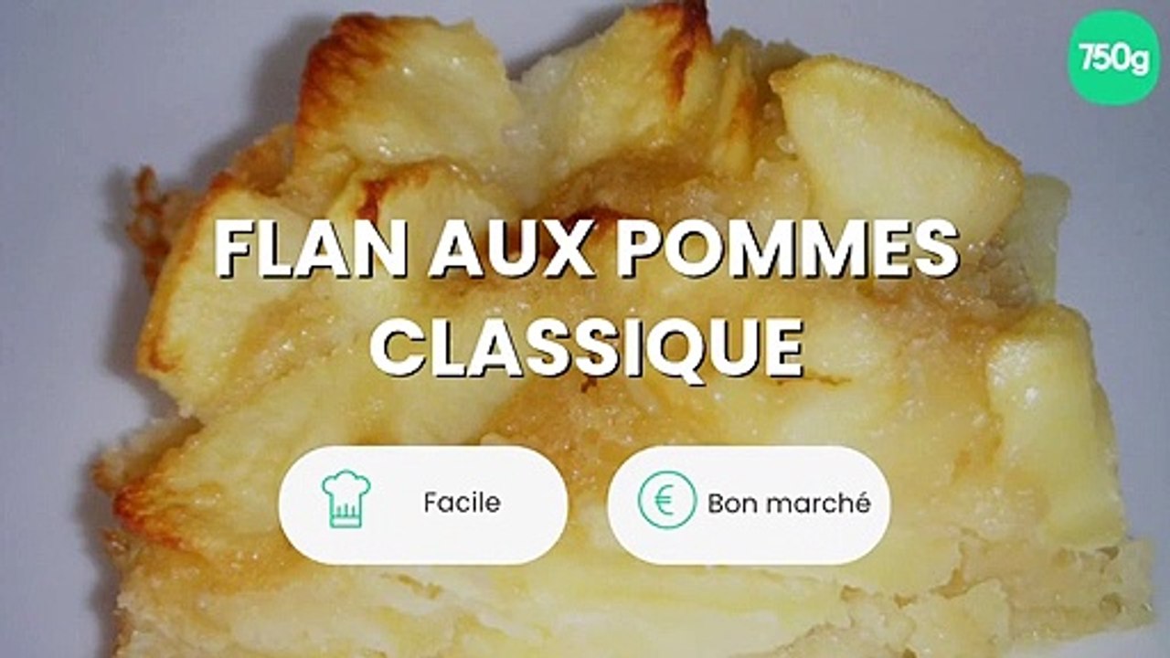 Flan aux pommes classique