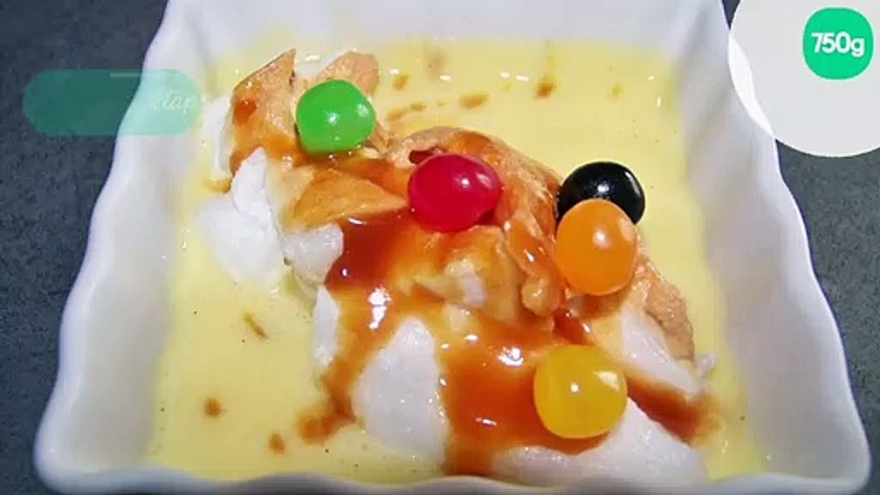 Île flottante au four