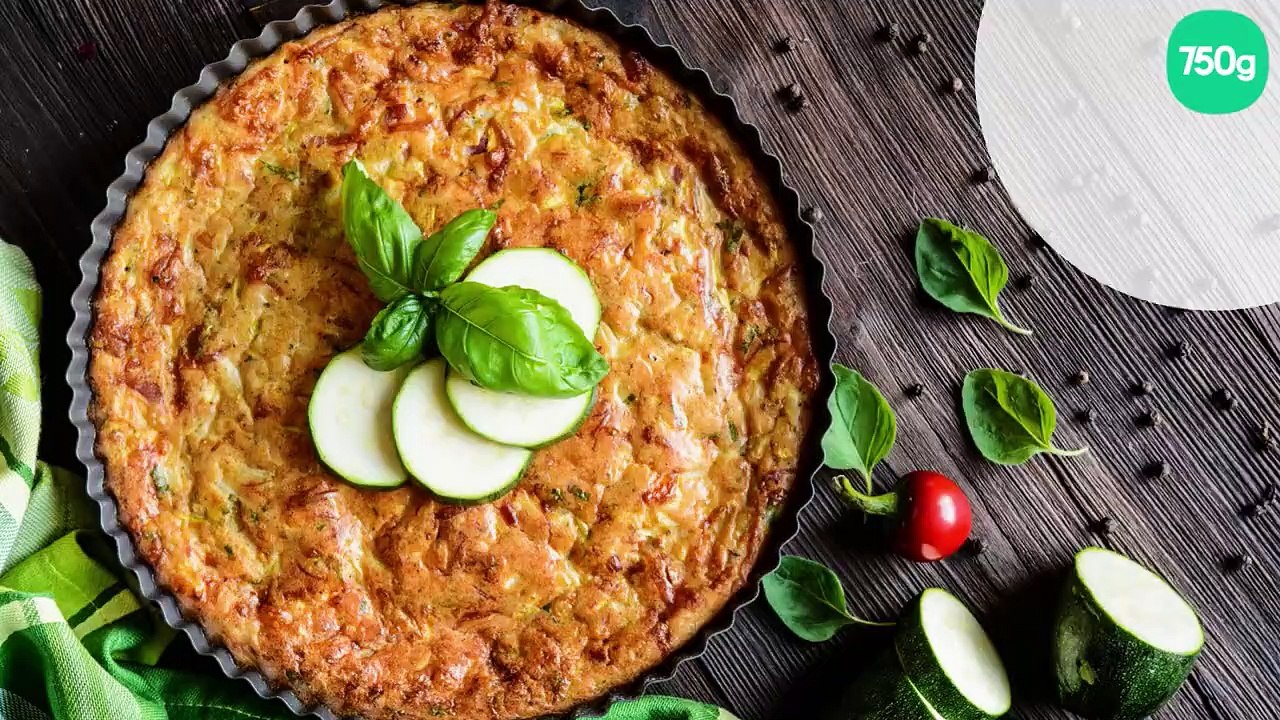 Quiche courgettes et lardons