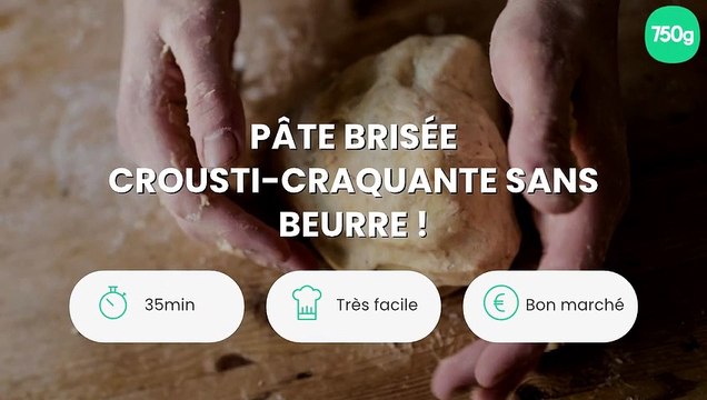 Pâte brisée crousti-craquante sans beurre !