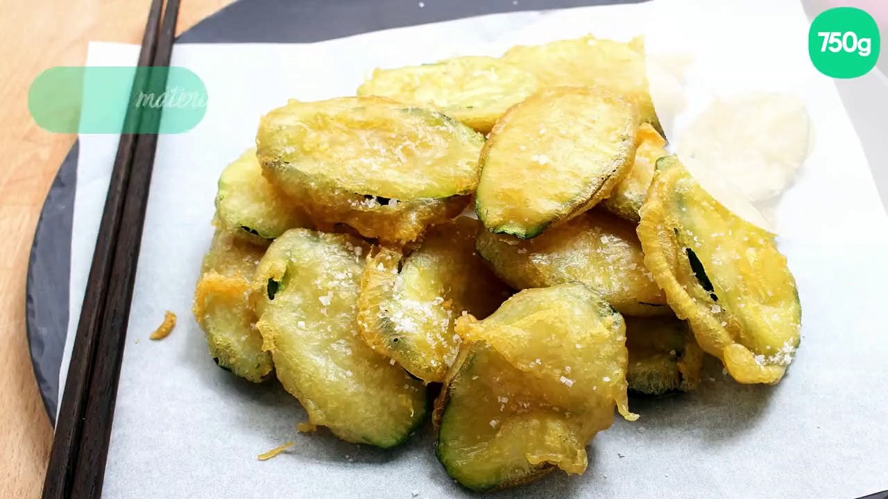 Tempuras de courgettes