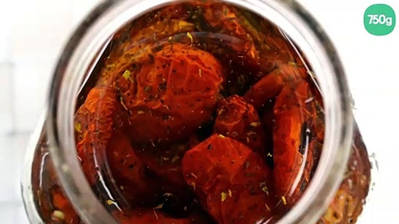 Tomates cerises confites