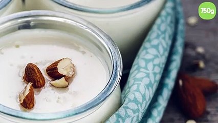 Yaourt nature au lait d'amande
