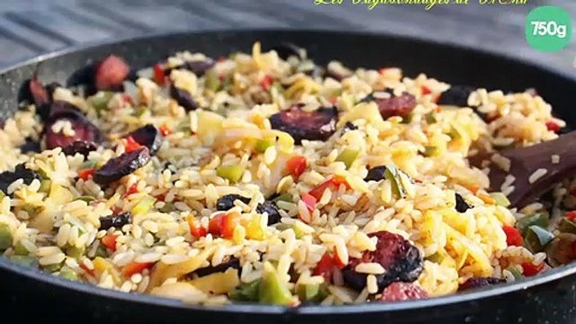 Riz au chorizo et poivrons