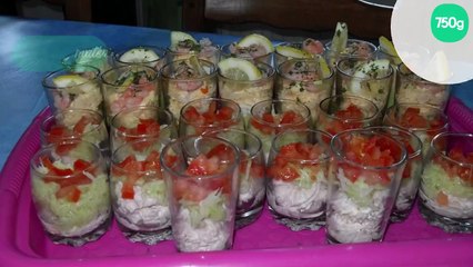 Verrine apéro et/ou entrée