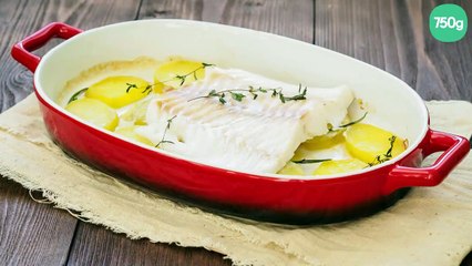 Queue de cabillaud au four