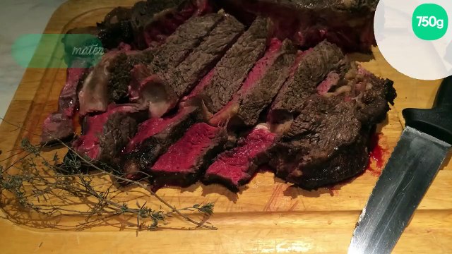Côte de bœuf en deux cuissons - Grill et basse température