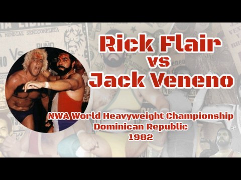 Jack Veneno vs Rick Flair  - NWA World Heavyweight Championship Dom. Rep.  1982