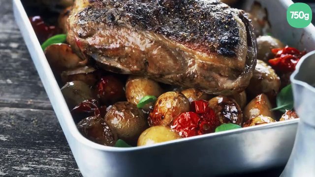 Epaule d'agneau fondante au thym