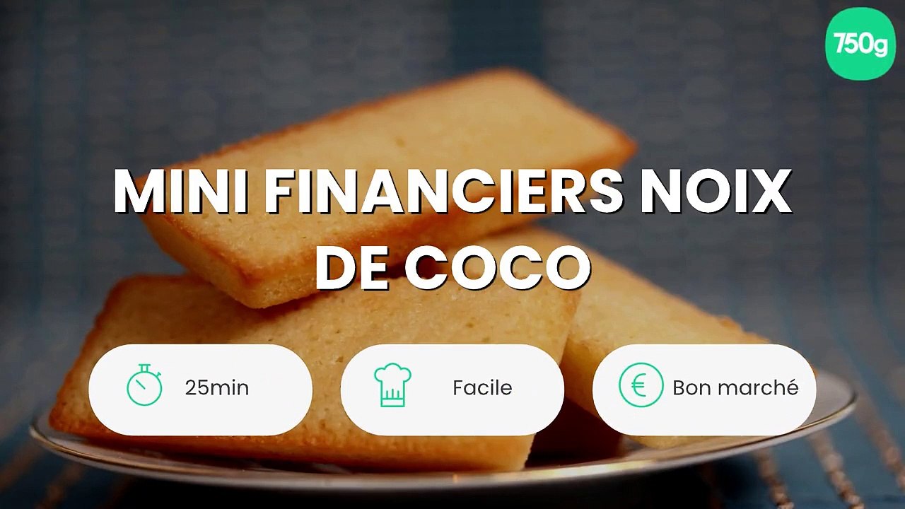 Mini financiers noix de coco