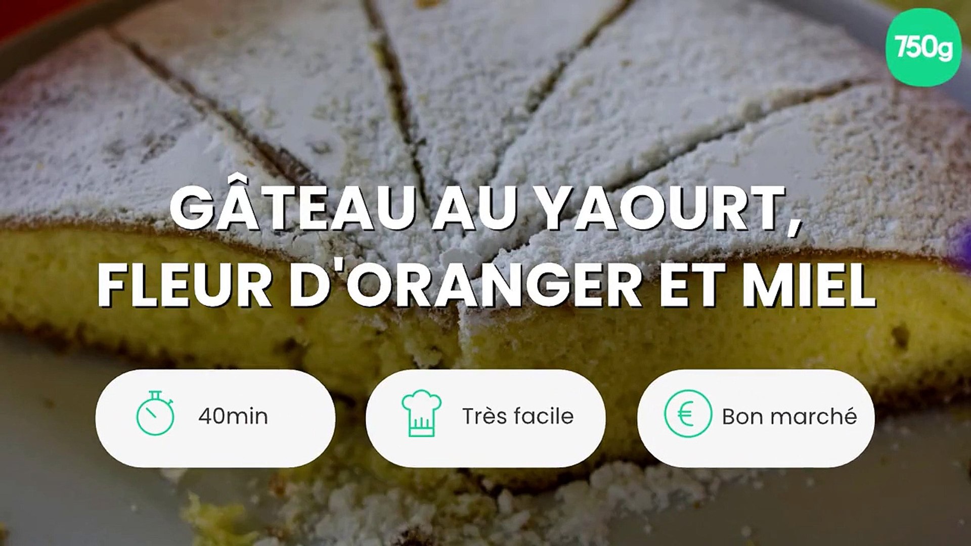 Gateau Au Yaourt Fleur D Oranger Et Miel Video Dailymotion