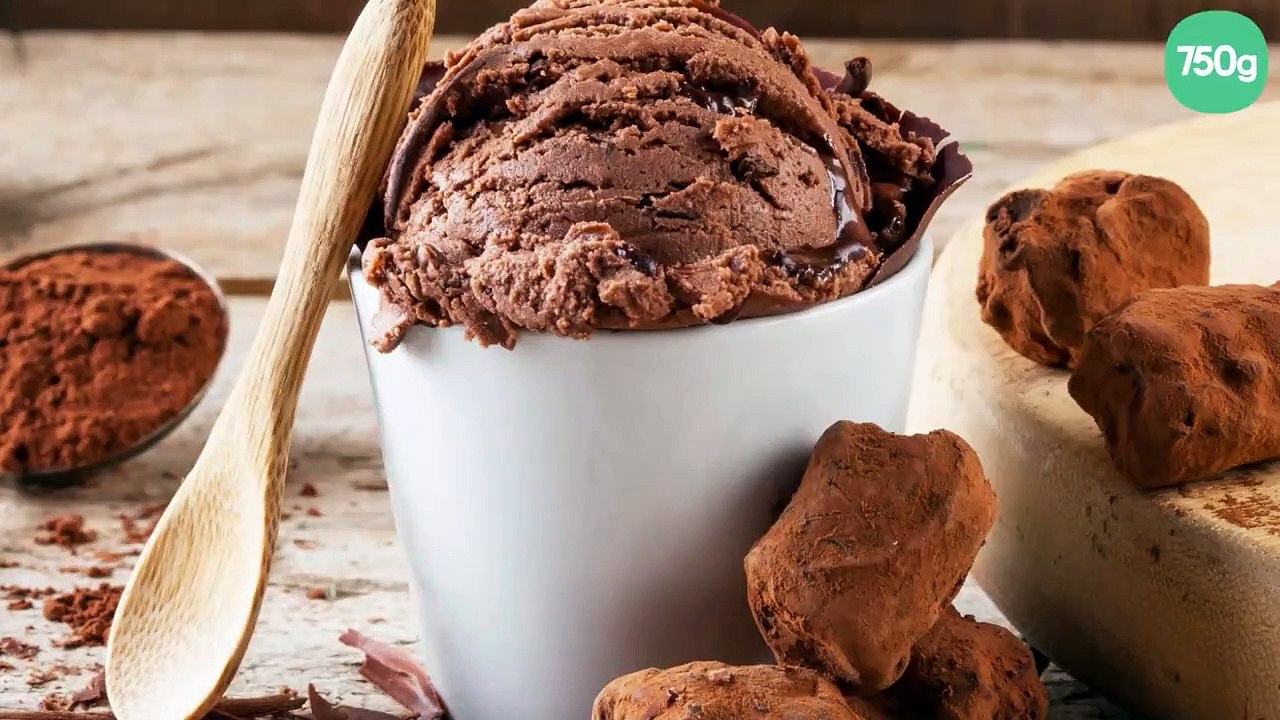 Glace maison au chocolat