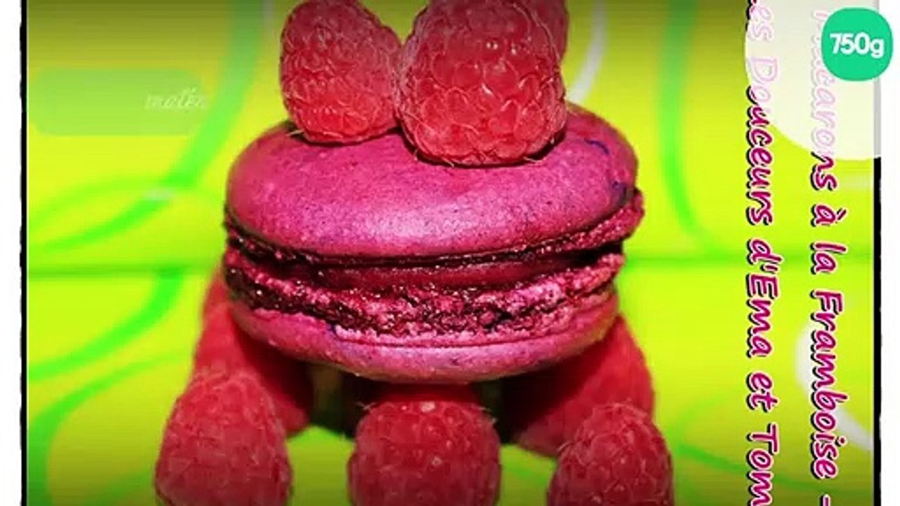Macarons à la framboise inratables